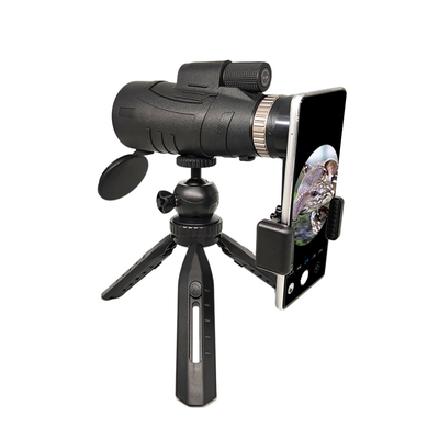 三脚のホールダーとの12x50高い発電の携帯電話の望遠鏡Monocular Bak4