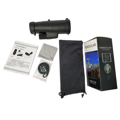 最もよい密集したMonocular 12x50防水高い定義Monocular望遠鏡