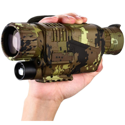 16GBカードが付いているデジタル5x8光学規模の夜間視界の赤外線Monocular